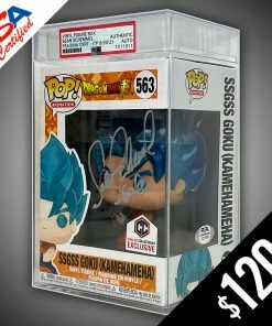 Chalice Collectibles Funko Pop! DBS: SSGSS Goku (Kamehameha) - SIGNED By Sean Schemmel (ENCASED - PSA Certified) WEB Signature Series