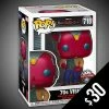 Chalice Collectibles Funko Pop! Marvel: WandaVision: 70s Vision #718 Web Marvel