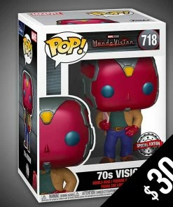 Chalice Collectibles Funko Pop! Marvel: WandaVision: 70s Vision #718 Web Marvel