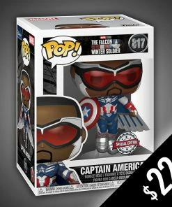 Chalice Collectibles Web Marvel Funko Pop! The Falcon And Winter Soldier: Captain America #817