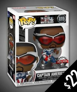Chalice Collectibles Web Marvel Funko Pop! The Falcon And Winter Soldier: Captain America #819