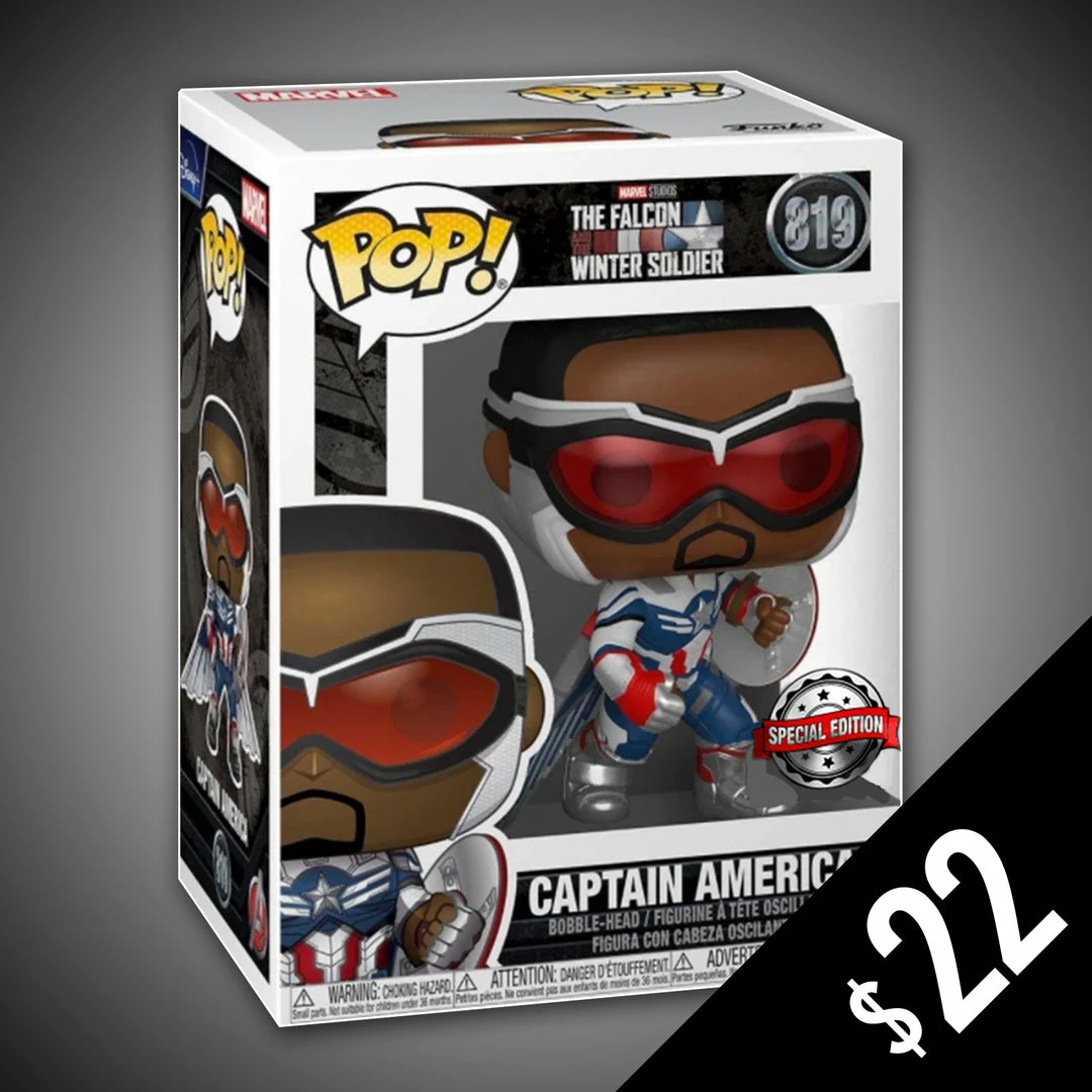 Chalice Collectibles Web Marvel Funko Pop! The Falcon And Winter Soldier: Captain America #819 3 Chalice Collectibles Web Marvel Funko Pop! The Falcon And Winter Soldier: Captain America #819