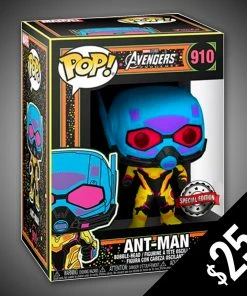 Chalice Collectibles Web Marvel Funko Pop! Marvel - Avengers Endgame: Ant-Man (Black Light) #910