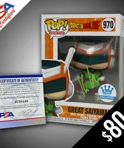 Chalice Collectibles WEB Signature Series Funko Pop! DBZ: Great Saiyaman - SIGNED By Kyle Hebert (PSA Certified)