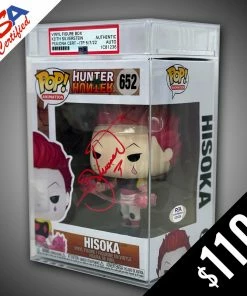 Chalice Collectibles Funko Pop! Hunter X Hunter: Hisoka - SIGNED By Keith Silverstein (PSA Certified) WEB Signature Series