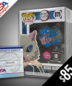 Chalice Collectibles Funko Pop! Demon Slayer: Inosuke (non-Chase)- SIGNED By Bryce Papenbrook (PSA Certified)