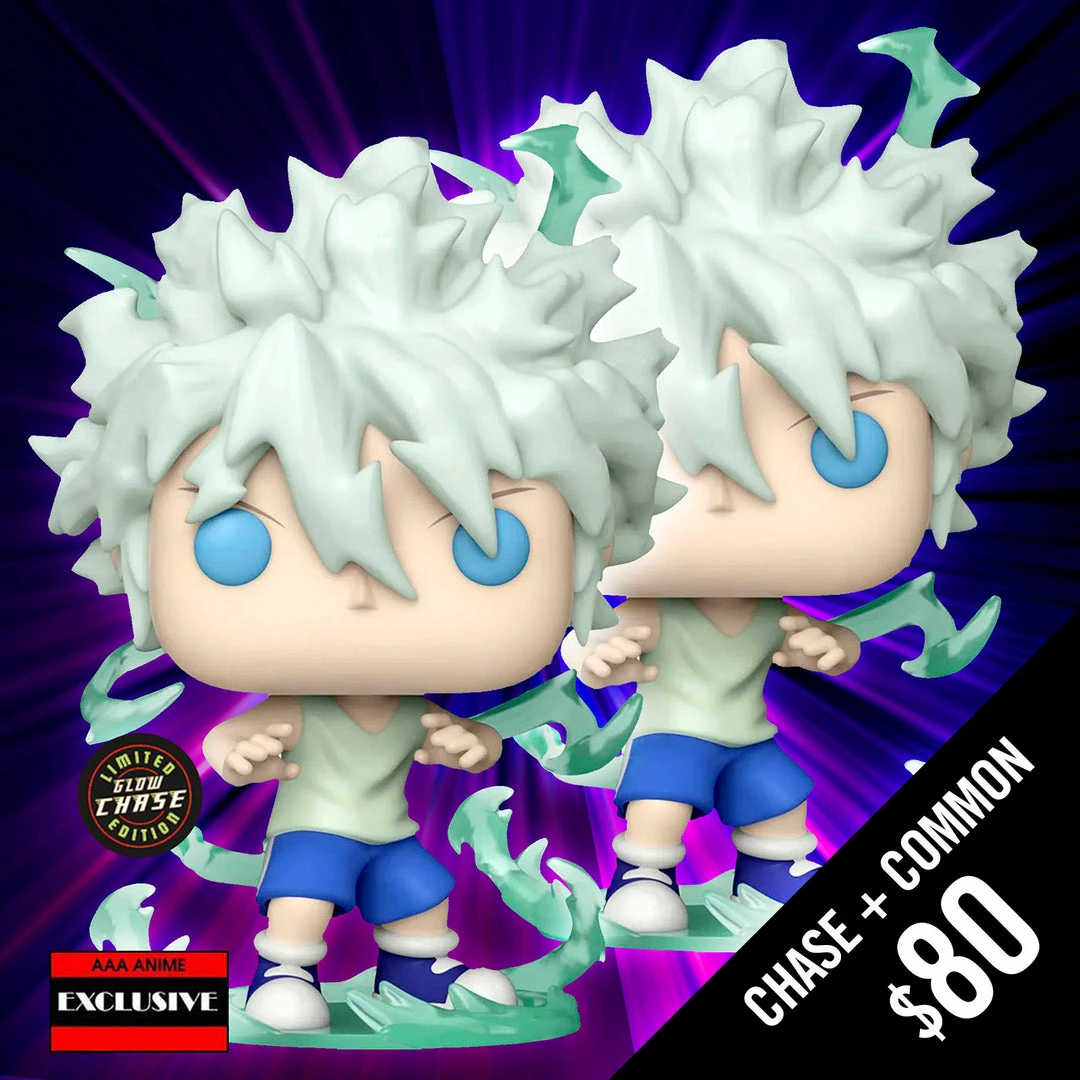 Chalice Collectibles Chases Funko Pop! Hunter X Hunter: Killua (Chase + Common) #1106