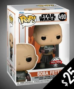 Chalice Collectibles Funko Pop! The Mandalorian: Boba Fett #490 Web Star Wars