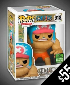 Chalice Collectibles Funko Pop! One Piece: Buffed Chopper (ECCC 2021 Shared Sticker) #918