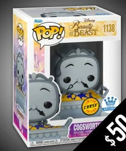 Chalice Collectibles Funko Pop! Beauty And The Beast: Cogsworth #1138 (Chase)