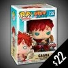 Chalice Collectibles Funko Pop! Naruto Shippuden: Gaara (Metallic) #728