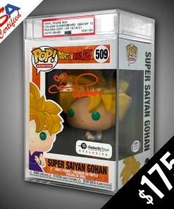 Chalice Collectibles Funko Pop! DBZ: Super Saiyan Gohan #509 - SIGNED By Colleen Clinkenbeard (ENCASED - PSA Certified - Gem Mint 10 Auto)