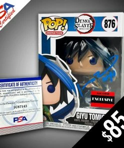 Chalice Collectibles Funko Pop! Demon Slayer: Giyu (AAA) - SIGNED By Johnny Yong Bosch (PSA Certified) WEB Signature Series