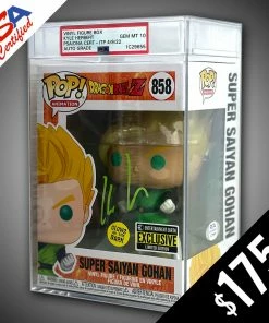Chalice Collectibles Funko Pop! DBZ: Super Saiyan Gohan - SIGNED By Kyle Hebert (PSA Certified - Gem Mint 10 Auto) WEB Signature Series