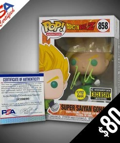 Chalice Collectibles WEB Signature Series Funko Pop! DBZ: Super Saiyan Gohan - SIGNED By Kyle Hebert (PSA Certified)