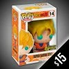 Chalice Collectibles Funko Pop! Dragon Ball Z: Super Saiyan Goku (GITD) #14 Web Anime