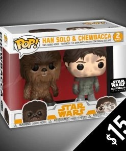 Chalice Collectibles Web Star Wars Funko Pop! Star Wars: Han Solo & Chewbacca (2-Pack)