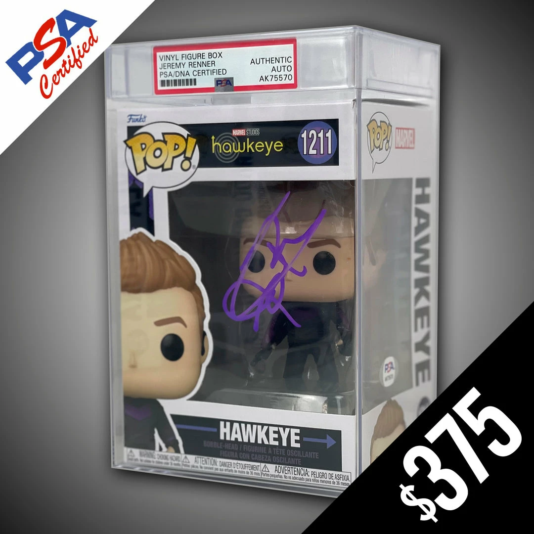 Chalice Collectibles Funko Pop! Marvel: Hawkeye #1211- SIGNED By Jeremy Renner (PSA Certified) 3 Chalice Collectibles Funko Pop! Marvel: Hawkeye #1211- SIGNED By Jeremy Renner (PSA Certified)