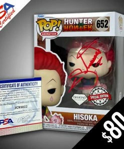 Chalice Collectibles Funko Pop! Hunter X Hunter: Hisoka (Diamond) - SIGNED By Keith Silverstein (PSA Certified)