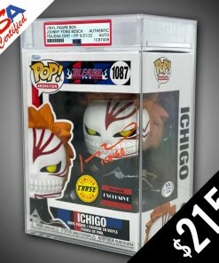 Chalice Collectibles WEB Signature Series Funko Pop! Bleach: Ichigo (chase) (AAA)- SIGNED By Johnny Yong Bosch (PSA Certified)