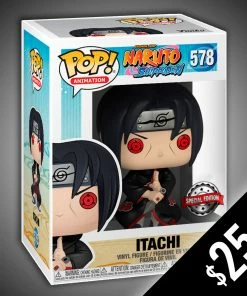 Chalice Collectibles Funko Pop! Naruto Shippuden: Itachi #578 (International Sticker) Web Anime