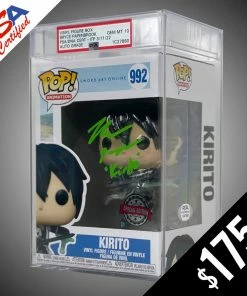 Chalice Collectibles WEB Signature Series Funko Pop! SWO: Kirito #992 - SIGNED By Bryce Papenbrook (ENCASED - PSA Certified - Gem Mint 10 Auto)
