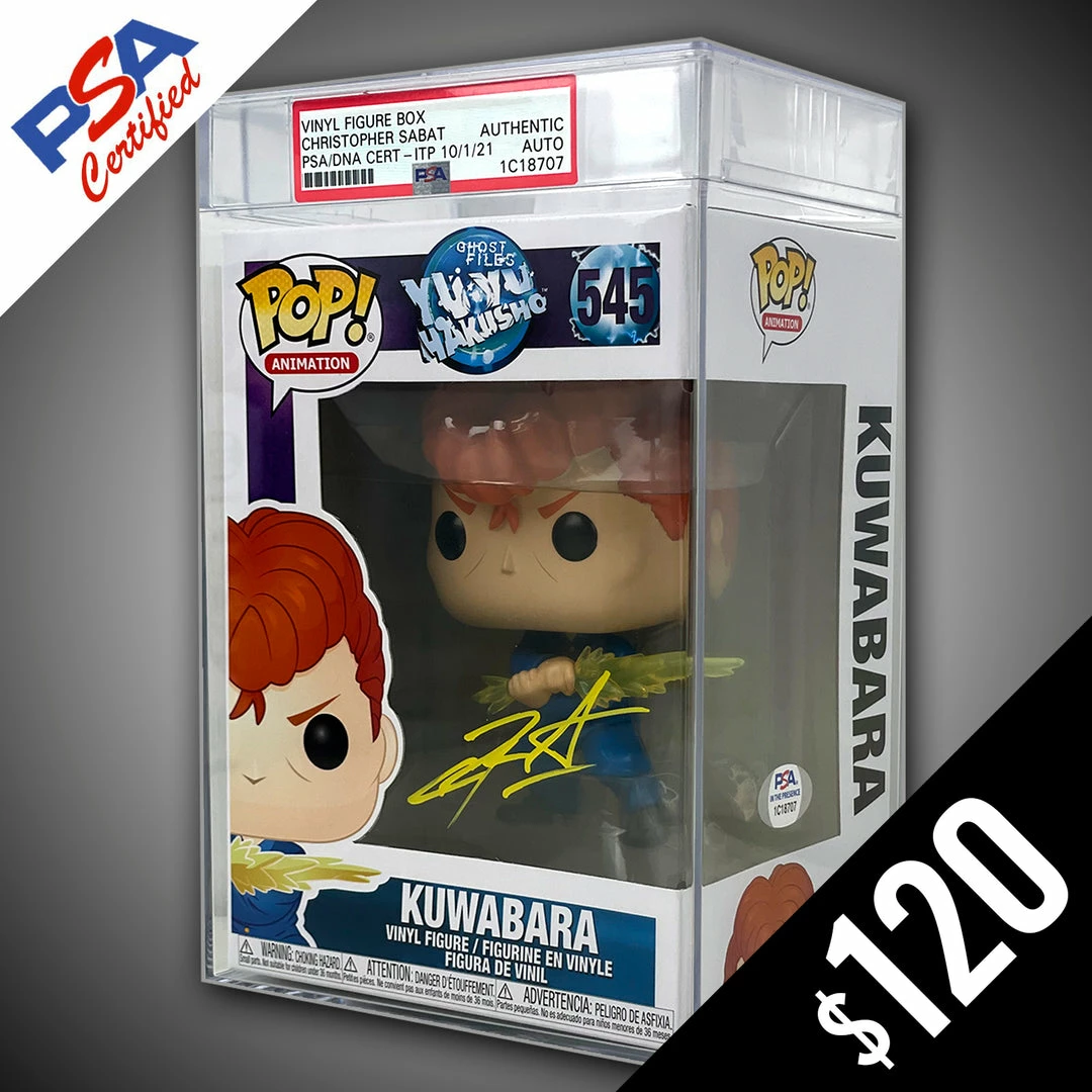 Chalice Collectibles Funko Pop! Yu Yu Hakusho: Kuwabara - SIGNED By Chris Sabat (ENCASED - PSA Certified) 3 Chalice Collectibles Funko Pop! Yu Yu Hakusho: Kuwabara - SIGNED By Chris Sabat (ENCASED - PSA Certified)