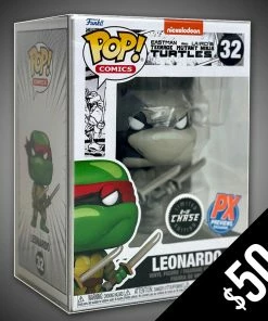 Chalice Collectibles Funko Pop! Comics: TMNT Leonardo #32 (Chase) Chases