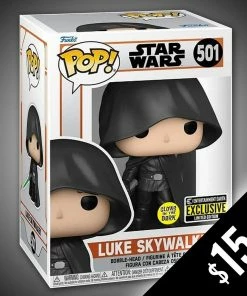 Chalice Collectibles Web Star Wars Funko Pop! Star Wars: Luke Skywalker #501 (GITD)
