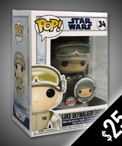 Chalice Collectibles Funko Pop! Star Wars: Luke Skywalker (Hoth) With Pin #34