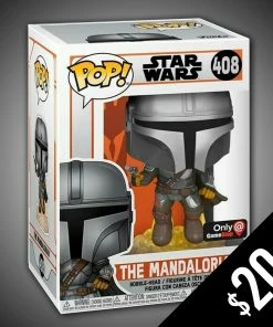 Chalice Collectibles Funko Pop! The Mandalorian: Mando With Blaster #408