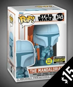 Chalice Collectibles Web Star Wars Funko Pop! Star Wars: The Mandalorian (Hologram) #345
