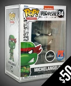 Chalice Collectibles Funko Pop! Comics: TMNT Michelangelo #34 (Chase) Chases