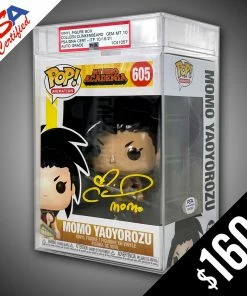 Chalice Collectibles Funko Pop! MHA: Momo #605 - SIGNED By Colleen Clinkenbeard (ENCASED - PSA Certified - Gem Mint 10 Auto) WEB Signature Series