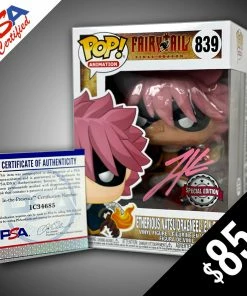 Chalice Collectibles WEB Signature Series Funko Pop! Fairy Tail: Etherious Natsu - SIGNED By Todd Haberkorn (PSA Certified)