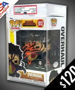 Chalice Collectibles Funko Pop! MHA: Overhaul- SIGNED By Kellen Goff (PSA Certified) Encased WEB Signature Series