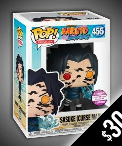 Chalice Collectibles Web Anime Funko Pop! Naruto: Sasuke (Curse Mark) #455