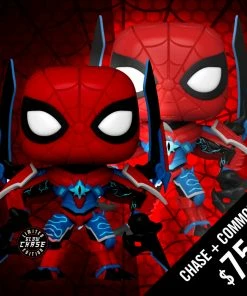 Chalice Collectibles Funko Pop! Mech Strike Monster Hunters Spider-Man #997 (Chase+Common) Chases