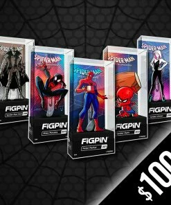 Chalice Collectibles Into The Spider-Verse 5 Piece Set (Silver Plated) Web Marvel