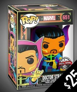 Chalice Collectibles Funko Pop! Marvel: Dr. Strange (Black Light) #651 Web Marvel