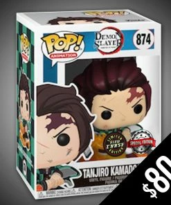 Chalice Collectibles Funko Pop! Demon Slayer: Tanjiro (Hinokami Kagura Dance) (GITD Chase) #874 Web Anime