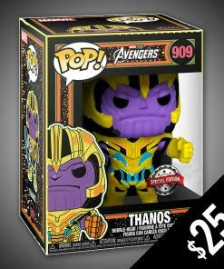 Chalice Collectibles Web Marvel Funko Pop! Marvel - Avengers Endgame: Thanos (Black Light) #909