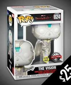 Chalice Collectibles Funko Pop! WandaVision: The Vision (GITD) #824 Web Marvel