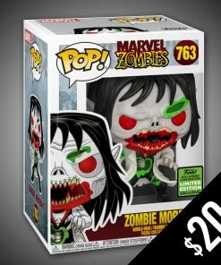Chalice Collectibles Funko Pop! Marvel Zombies: Zombie Morbius (ECCC 2021 Shared Sticker) #763 Web Marvel